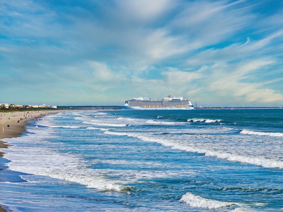 Meeresküste bei der Stadt Cape Canaveral auf Merritt Island unweit des Port Canaveral (Foto © Darryl Brooks/Shutterstock.com)